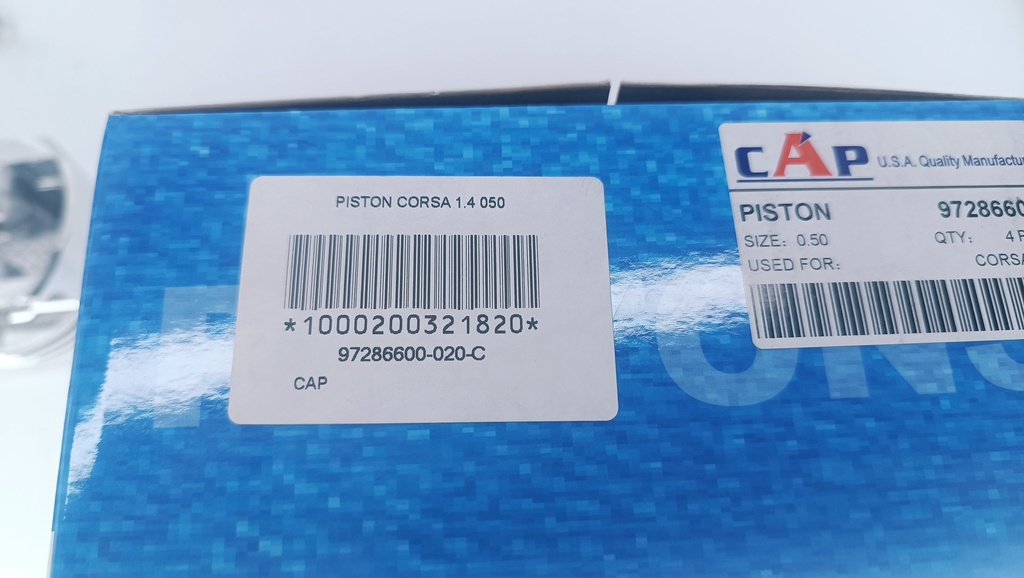 PISTON CORSA 1.4 STD (1.5X1.5X3 77.6MM) - Vista 4