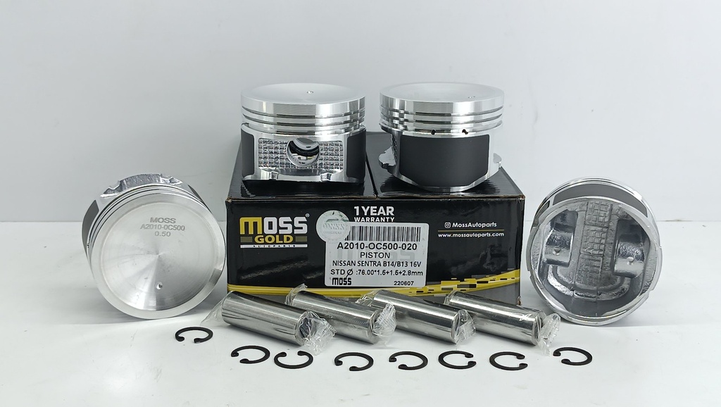 PISTON SENTRA B14 B13 16V (STD) (1.5X1.5X2.8 76MM) - Vista 6