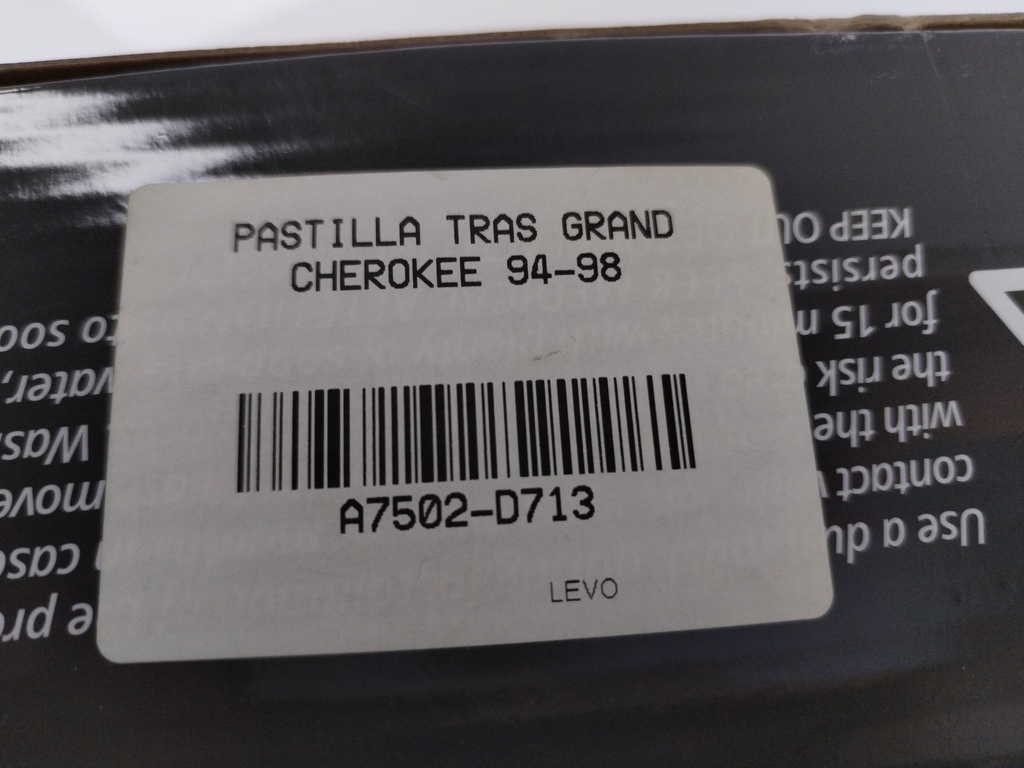 PASTILLA TRAS GRAND CHEROKEE 94-98 - Vista 7