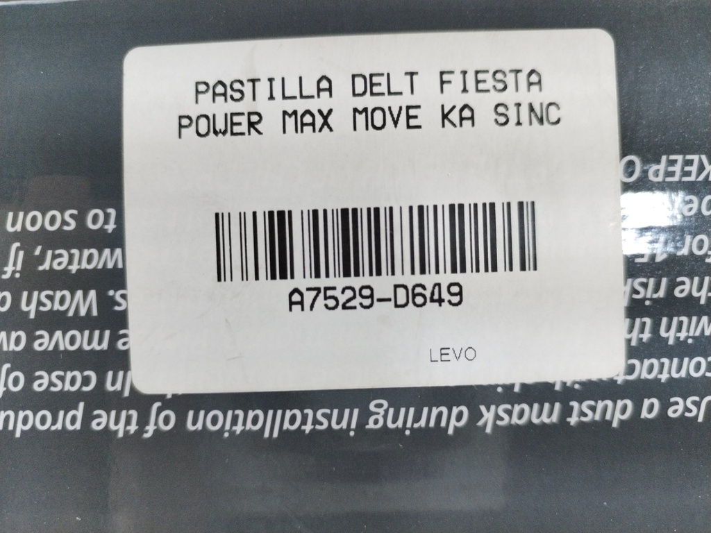PASTILLA DELT FIESTA POWER MAX MOVE KA SINC PALIO - Vista 7