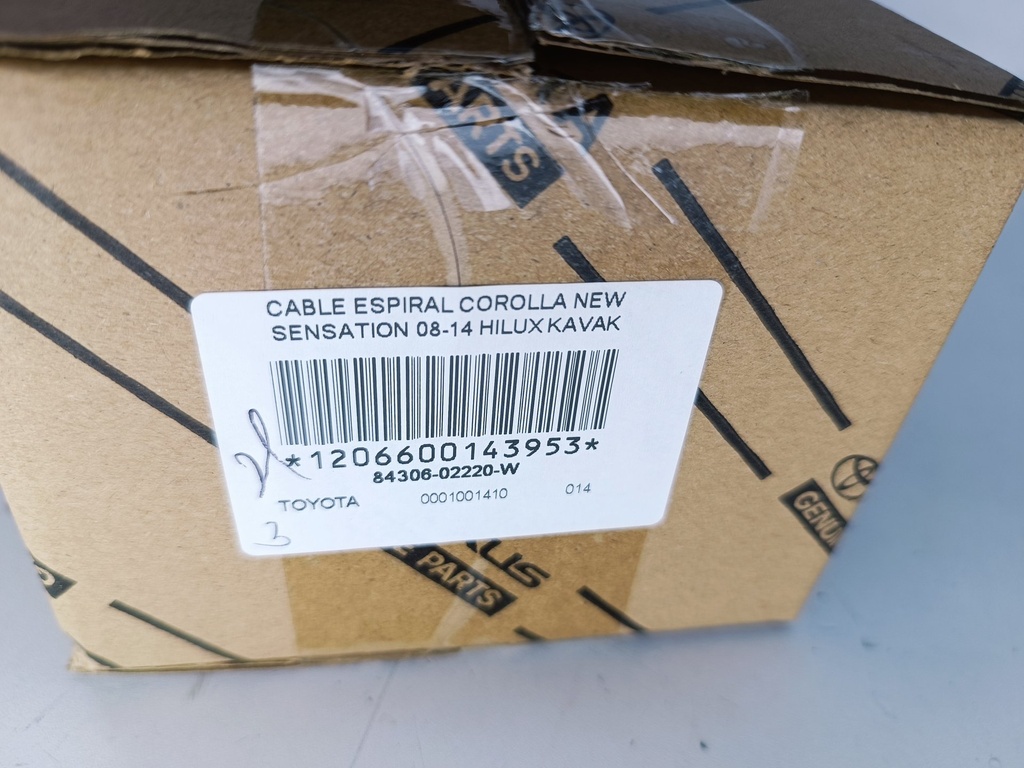 CABLE ESPIRAL COROLLA NEW SENSATION 08-14 HILUX KAVAK - Vista 7