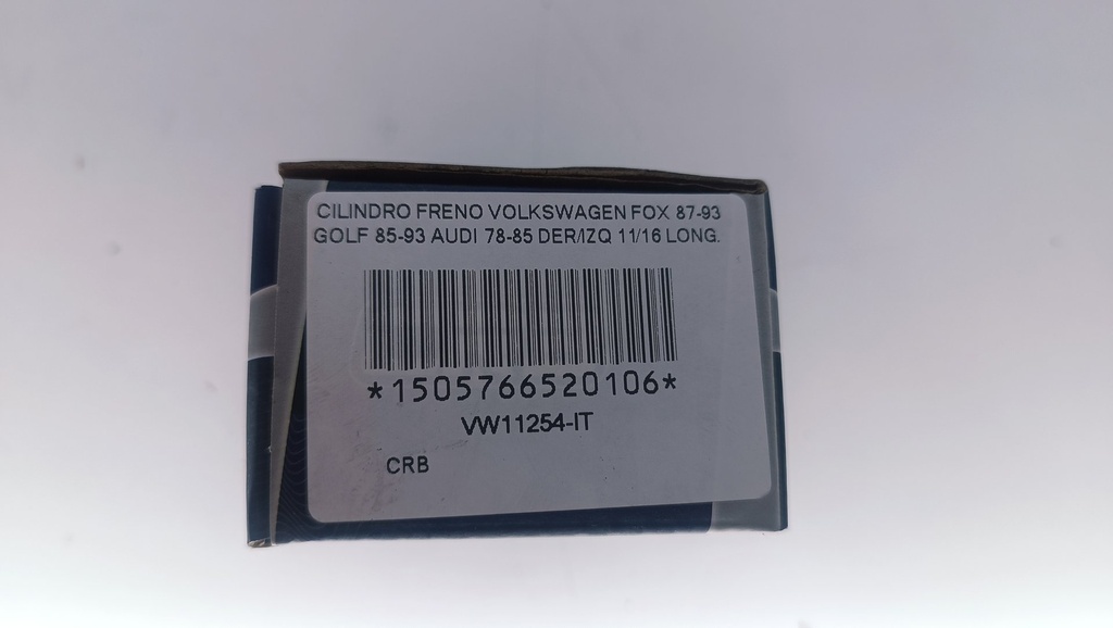 CILINDRO FRENO VOLKSWAGEN FOX 87-93 GOLF 85-93 AUDI 78-85 DER/IZQ 11/16 LONG. 65 ORIFICIOS 21 - Vista 4