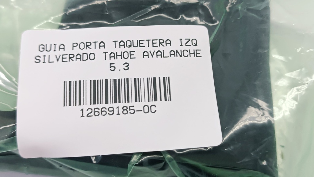 GUIA PORTA TAQUETERA IZQ SILVERADO TAHOE AVALANCHE 5.3 - Vista 5