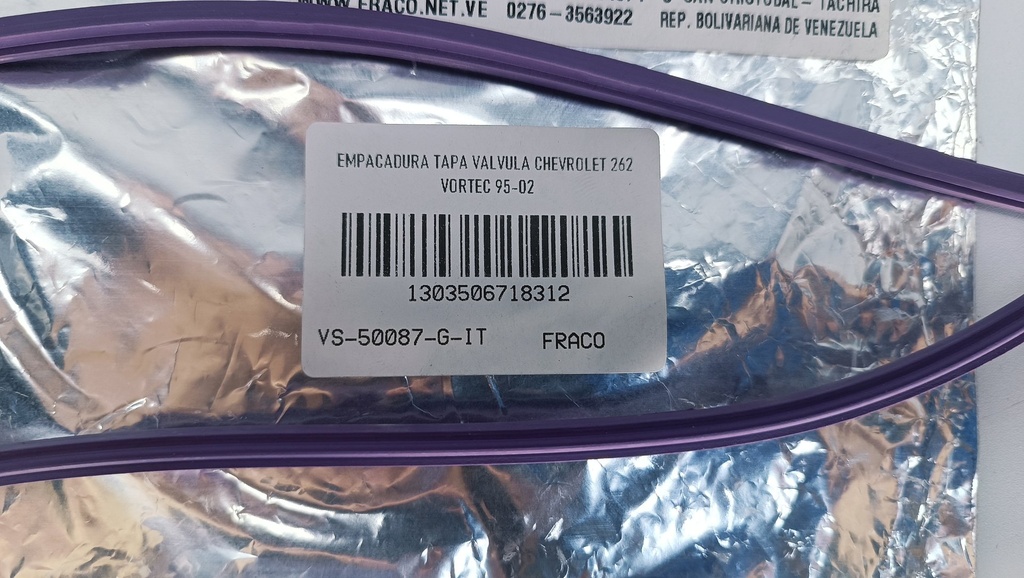 EMPACADURA TAPA VALVULA CHEVROLET BLAZER 262 VORTEC 95-02 - Vista 4