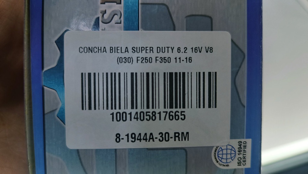 CONCHA BIELA SUPER DUTY 6.2 16V V8 (030) F250 F350 11-16 - Vista 5
