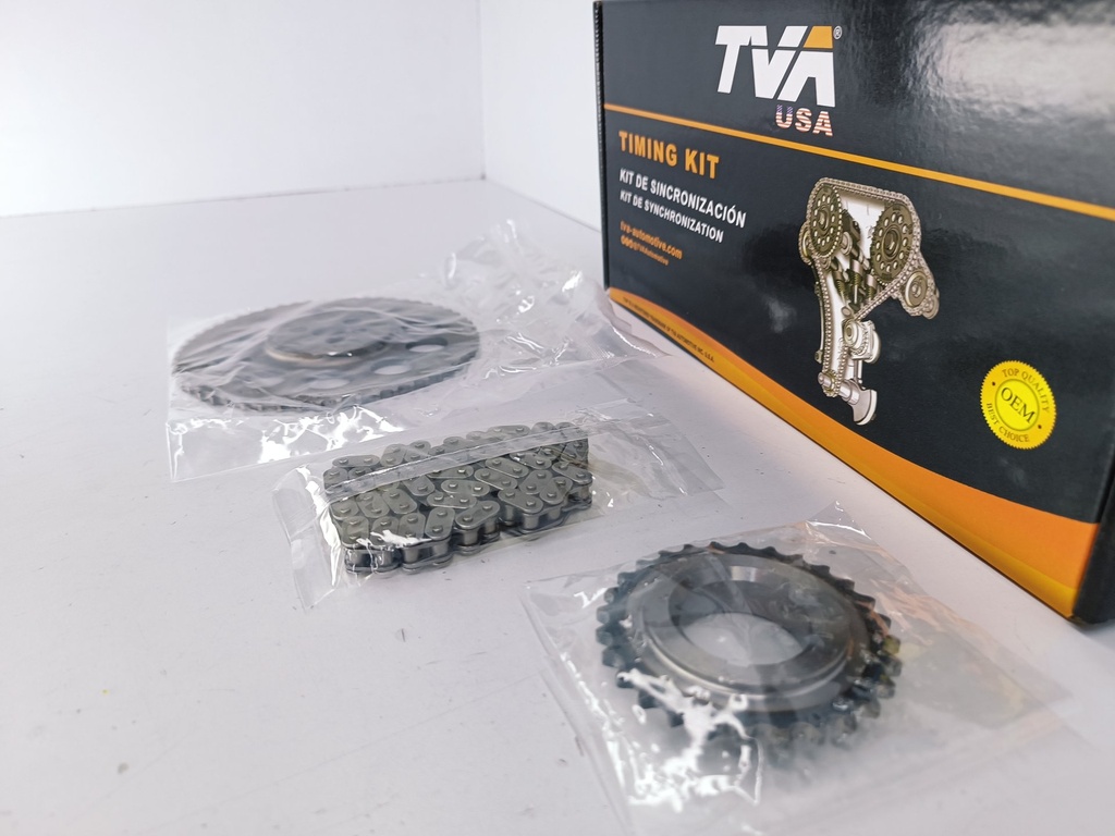 KIT CADENA TIEMPO BLAZER 4.3 VORTEC VAN EXPRESS 6 CIL 262 99-06 (CADENA FINA) - Vista 2