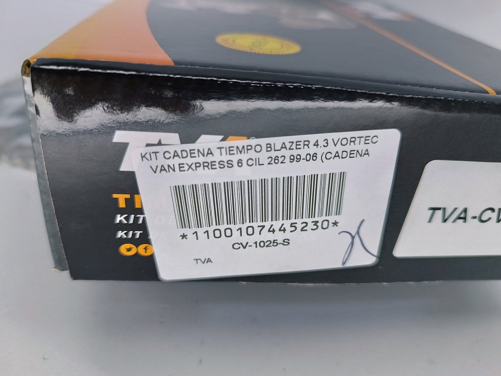 KIT CADENA TIEMPO BLAZER 4.3 VORTEC VAN EXPRESS 6 CIL 262 99-06 (CADENA FINA) - Vista 3