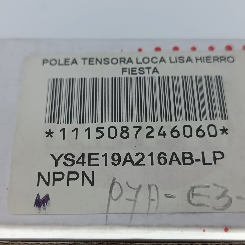 POLEA TENSORA LOCA LISA HIERRO FIESTA - Vista 6