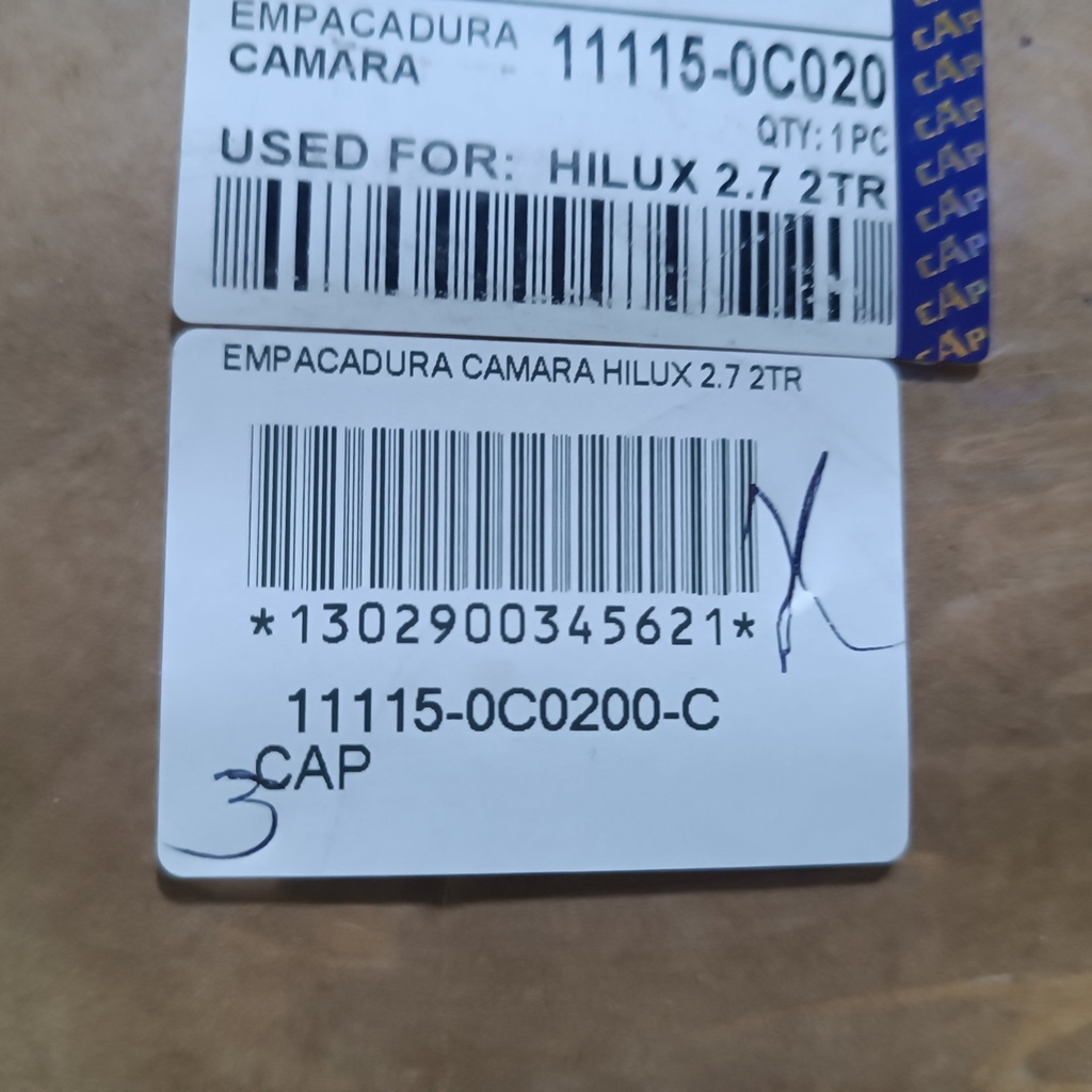 EMPACADURA CAMARA HILUX 2.7 2TR - Vista 4
