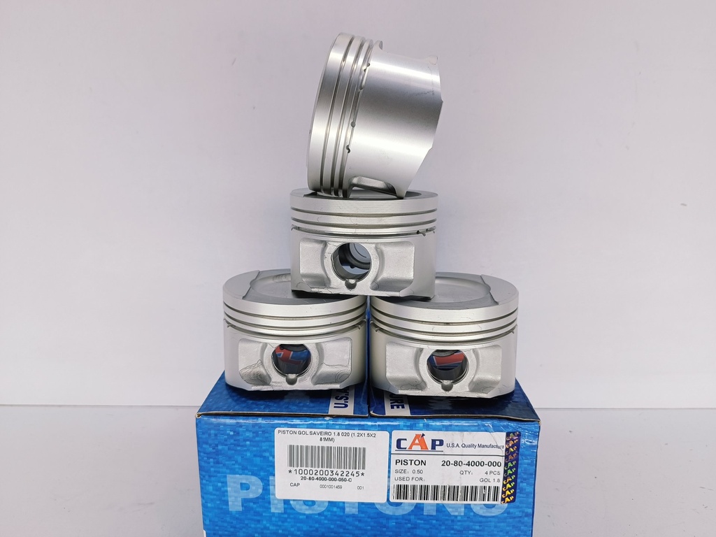 PISTON GOL SAVEIRO 1.8 020 (1.2X1.5X2 81MM) - Vista 3