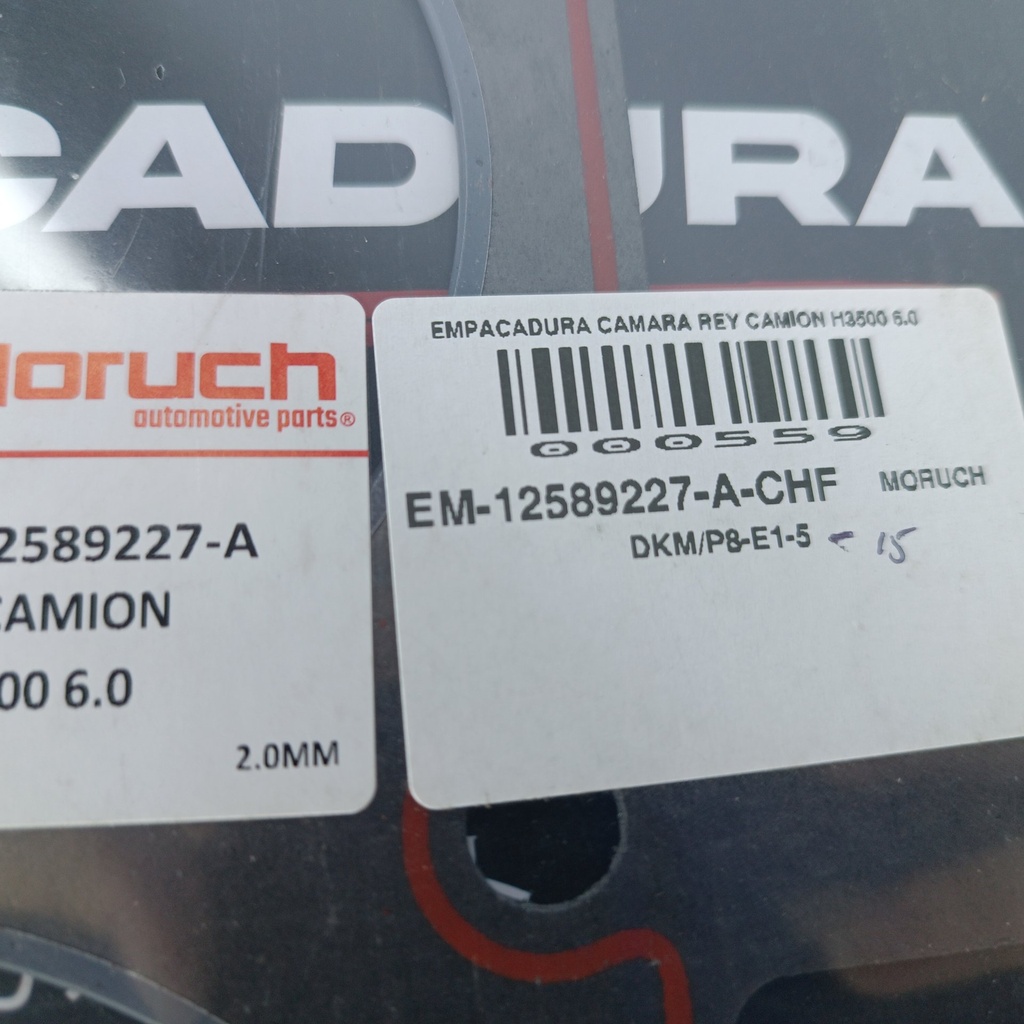 EMPACADURA CAMARA REY CAMION H3500 6.0 - Vista 5