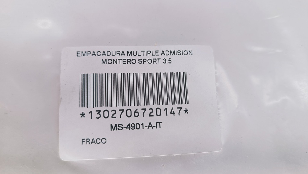EMPACADURA MULTIPLE ADMISION MONTERO SPORT 3.5 - Vista 4