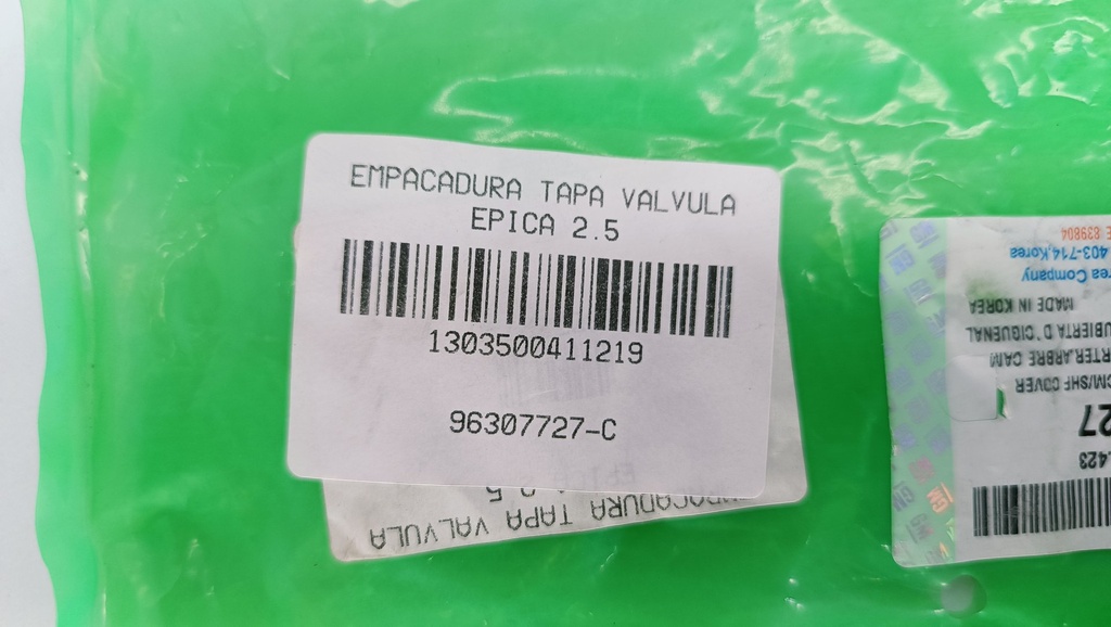 EMPACADURA TAPA VALVULA EPICA 2.5 - Vista 4