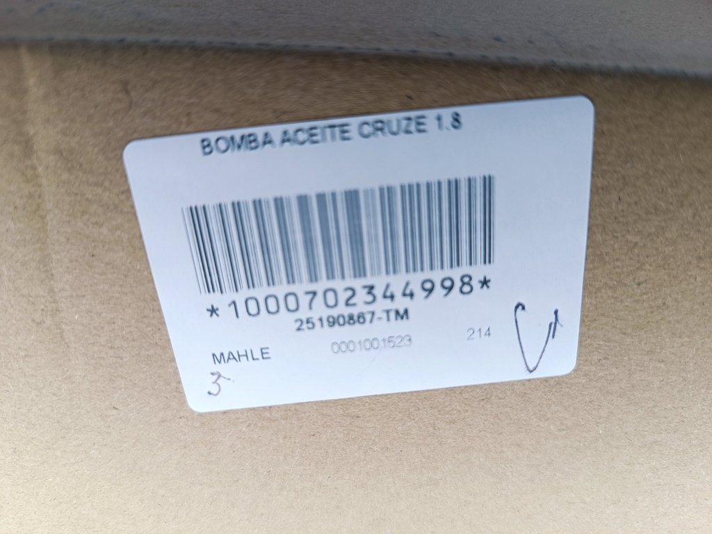BOMBA ACEITE CRUZE 1.8 - Vista 5