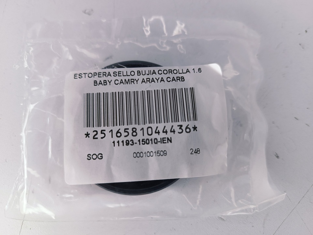 ESTOPERA SELLO BUJIA COROLLA 1.6 BABY CAMRY ARAYA CARB - Vista 2