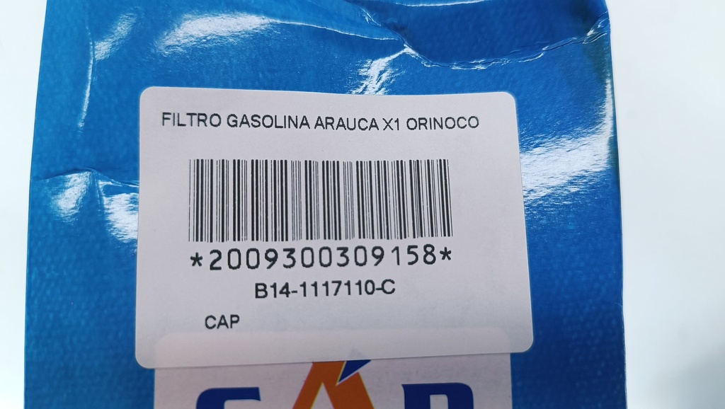 FILTRO GASOLINA ARAUCA X1 ORINOCO - Vista 4