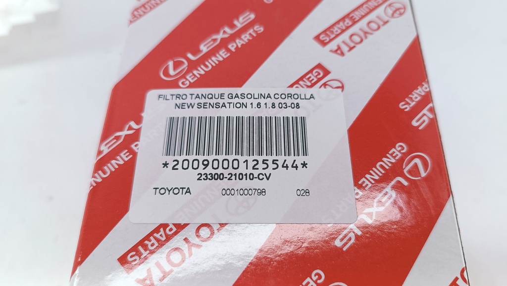 FILTRO TANQUE GASOLINA COROLLA NEW SENSATION 1.6 1.8 03-08 - Vista 5