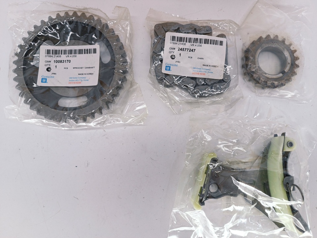 KIT CADENA TIEMPO CAVALIER 2.2 96-02 CON TENSOR - Vista 1