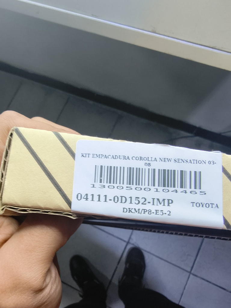 KIT EMPACADURA COROLLA NEW SENSATION 03-08 - Vista 7