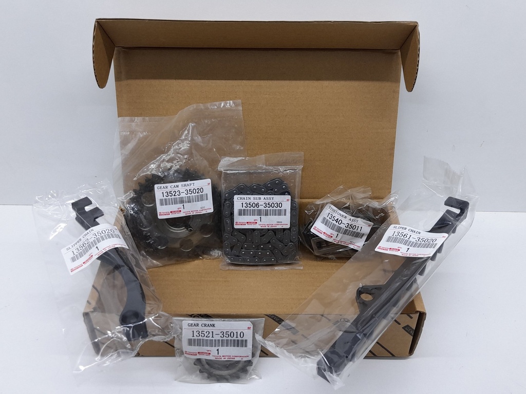 KIT CADENA TIEMPO HILUX 22R 96 ESLABONE 88-96 - Vista 8