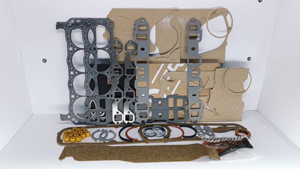 KIT EMPACADURA FORD LTD FAIRLANE CONQUISTADOR 68-83 260 289 302 8V 5 MOD VIEJO CUELLO - Vista 1