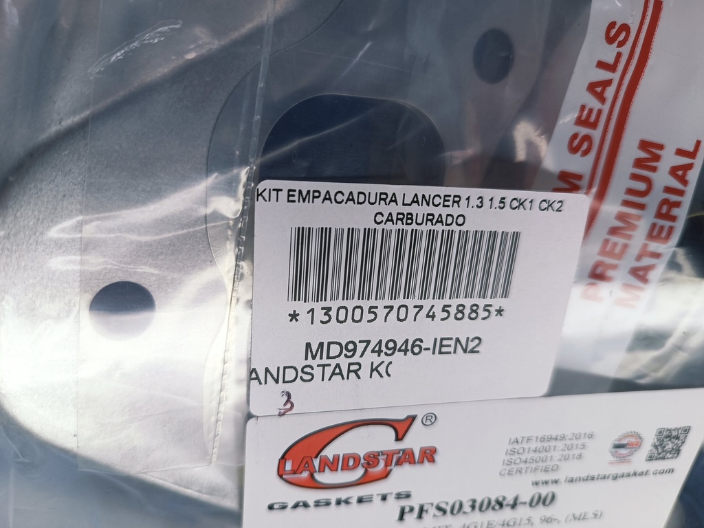 KIT EMPACADURA LANCER 1.3 1.5 CK1 CK2 CARBURADO (METAL) - Vista 2