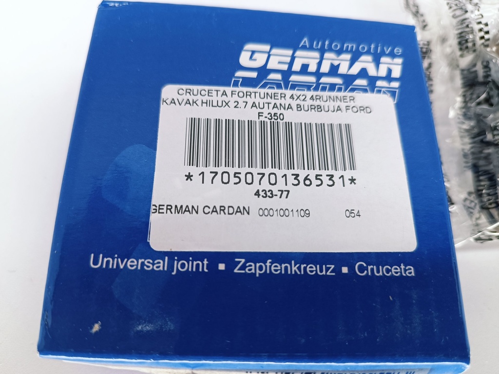 CRUCETA FORTUNER 4X2 4RUNNER KAVAK HILUX 2.7 AUTANA BURBUJA FORD F-350 - Vista 5