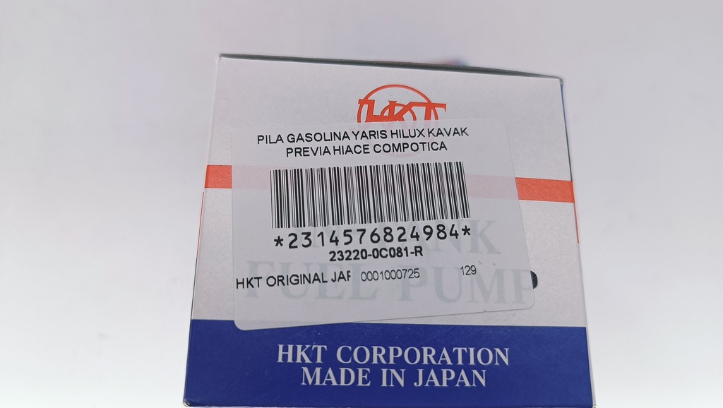 PILA GASOLINA YARIS BELTA 1.3 SPORT 06-14 COROLLA 09-17 HILUX KAVAK FORTUNER HIACE 2.7 4.0 04-15 (COMPOTICA) - Vista 7