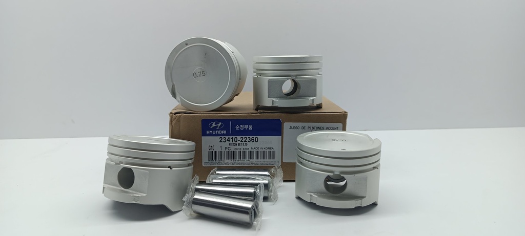 PISTON ACCENT DODGE BRISA GETZ 1.3 (030) 96-07 (1.5X1.5X3 71.5MM) - Vista 1