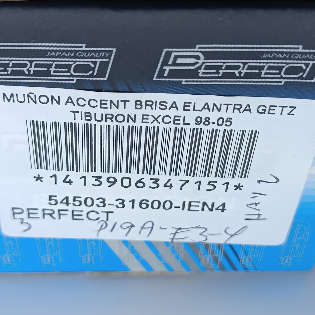 MUÑON ACCENT BRISA ELANTRA GETZ TIBURON EXCEL 98-05 - Vista 10