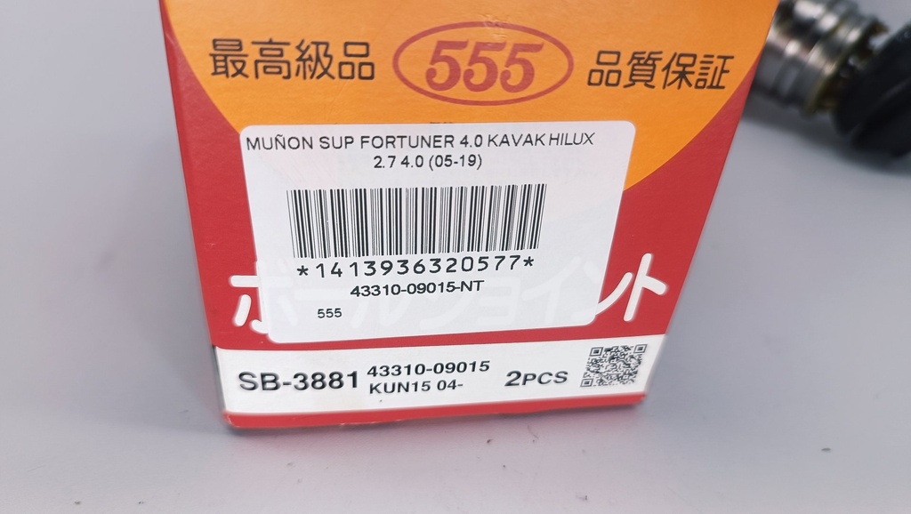 MUÑON SUP FORTUNER 4.0 KAVAK HILUX 2.7 4.0 (05-19) - Vista 4