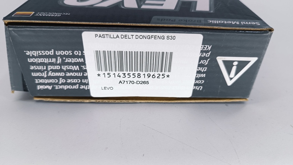 PASTILLA DELT DONGFENG S30 - Vista 4