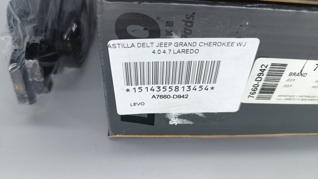 PASTILLA DELT JEEP GRAND CHEROKEE WJ 4.0 4.7 LAREDO 99-02 - Vista 4