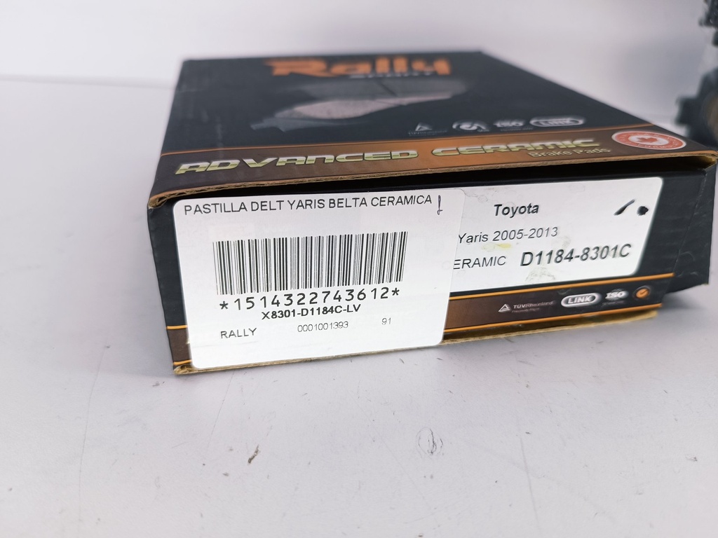 PASTILLA DELT YARIS BELTA CERAMICA - Vista 4