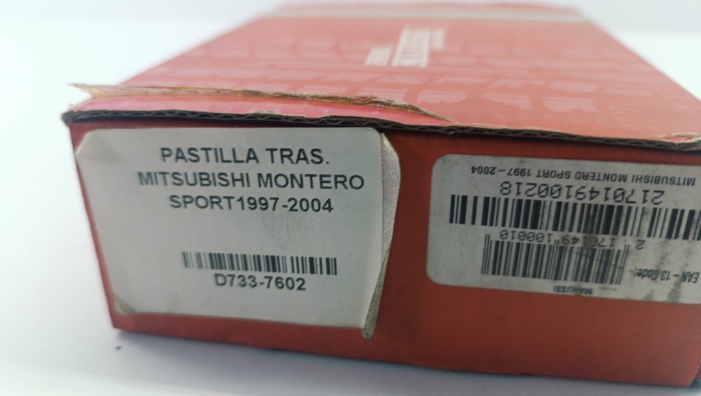 PASTILLA TRAS MONTERO SPORT 97-04 - Vista 6