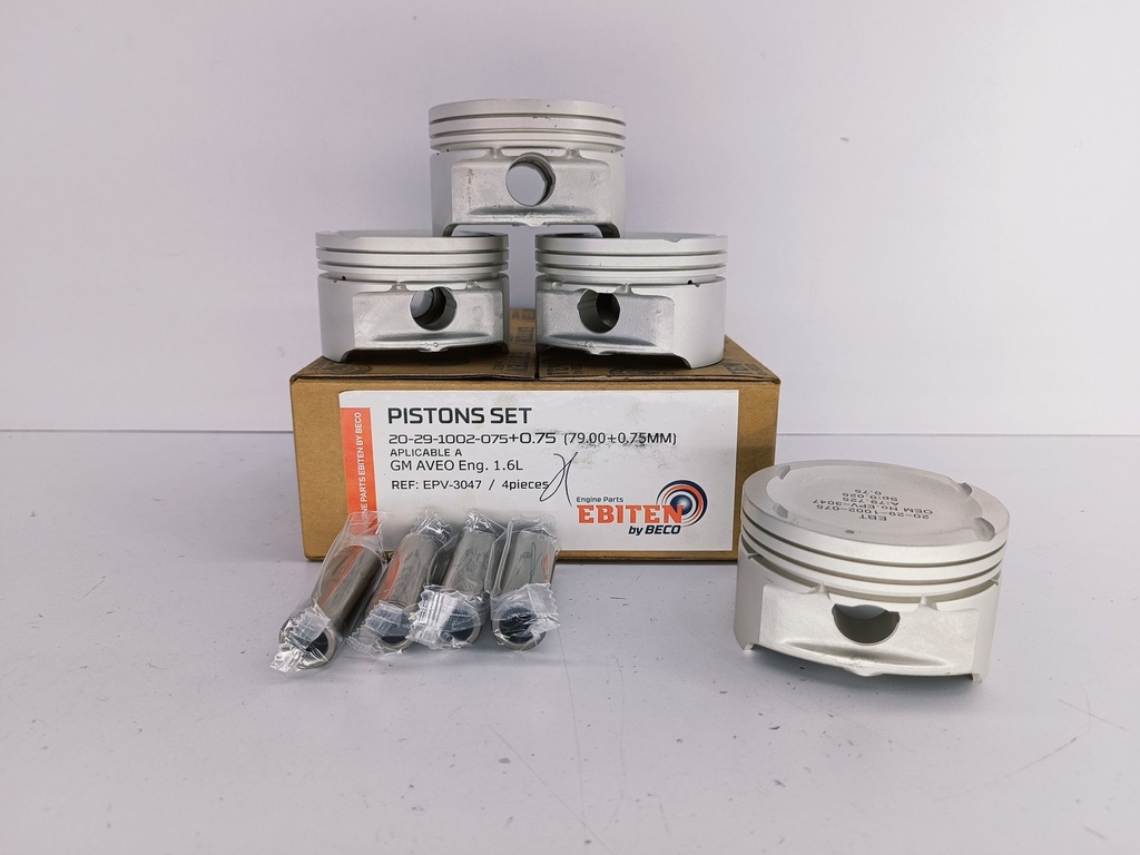 PISTON AVEO NUBIRA LANO 1.6 (030) (1.2X1.5X3 79MM) - Vista 9