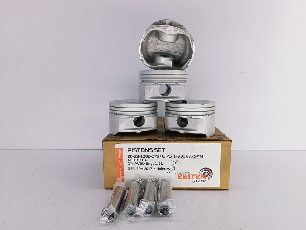PISTON AVEO NUBIRA LANO 1.6 (030) (1.2X1.5X3 79MM) - Vista 10