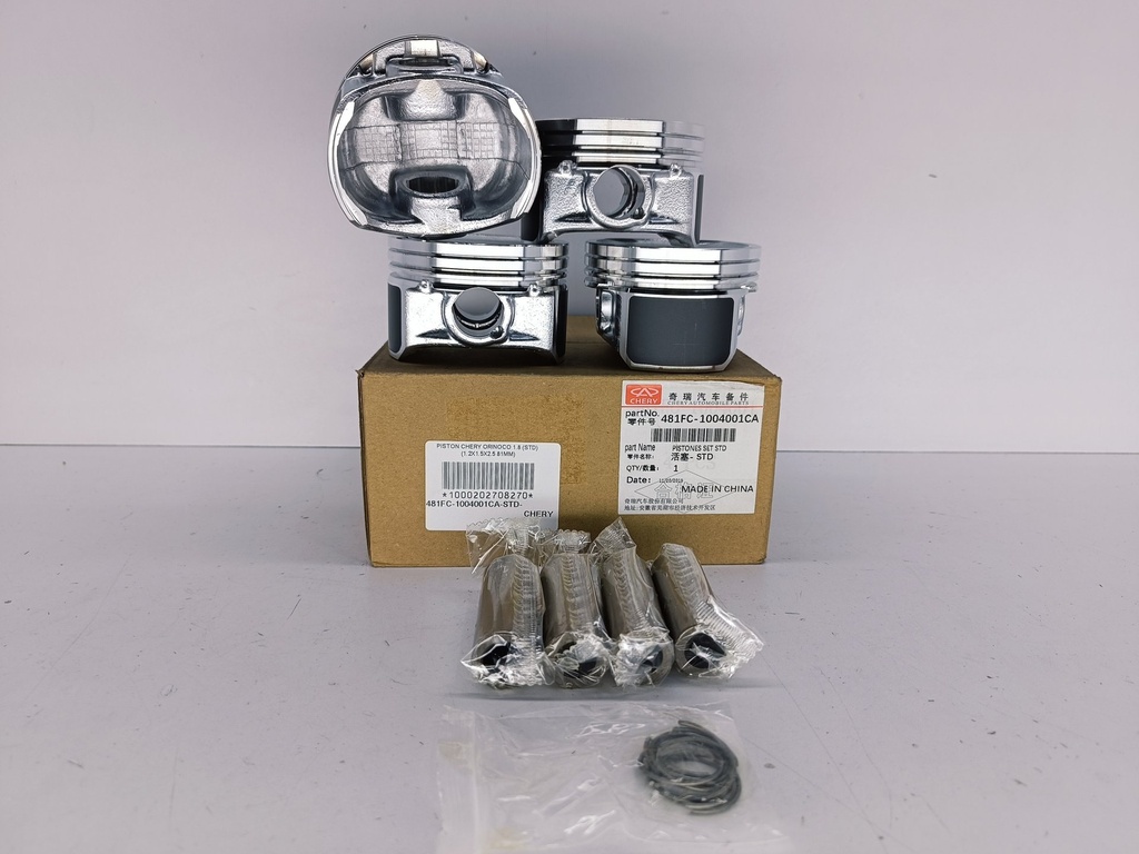 PISTON CHERY ORINOCO 1.8 (STD) (1.2X1.5X2.5 81MM) - Vista 7