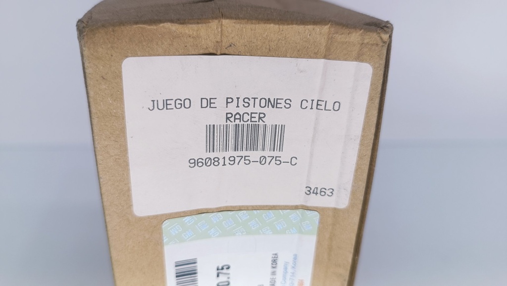 PISTON CIELO RACER STD (1.5X1.5X3 76.5MM) - Vista 5