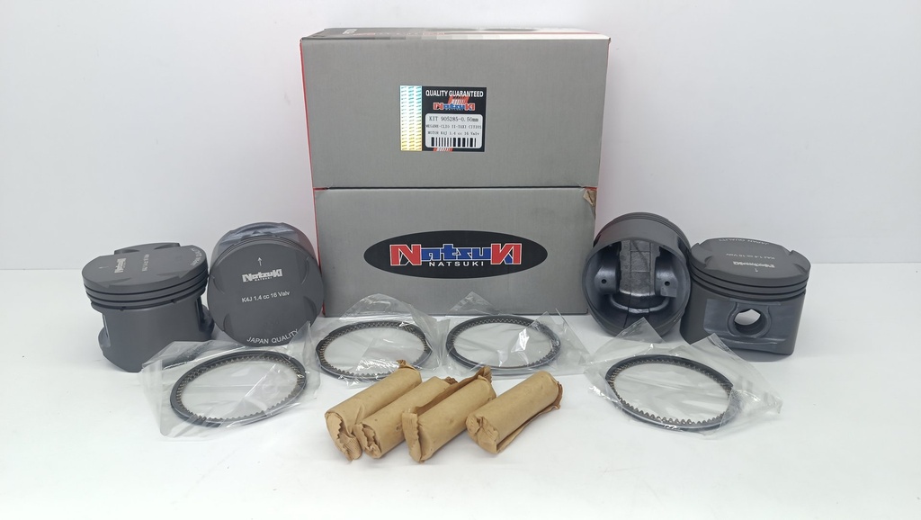 PISTON CLIO SYMBOL LOGAN KANGOO MEGANE 1.4 16V FALDA LARGA (STD) CON ANILLOS - Vista 4