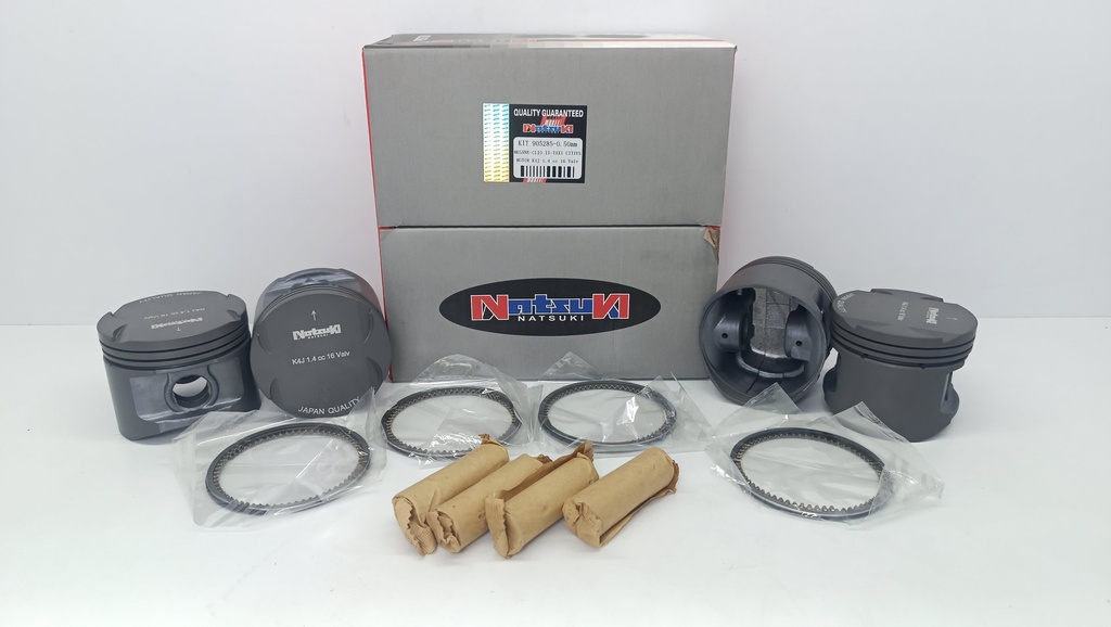 PISTON CLIO SYMBOL LOGAN KANGOO MEGANE 1.4 16V FALDA LARGA (STD) CON ANILLOS - Vista 5
