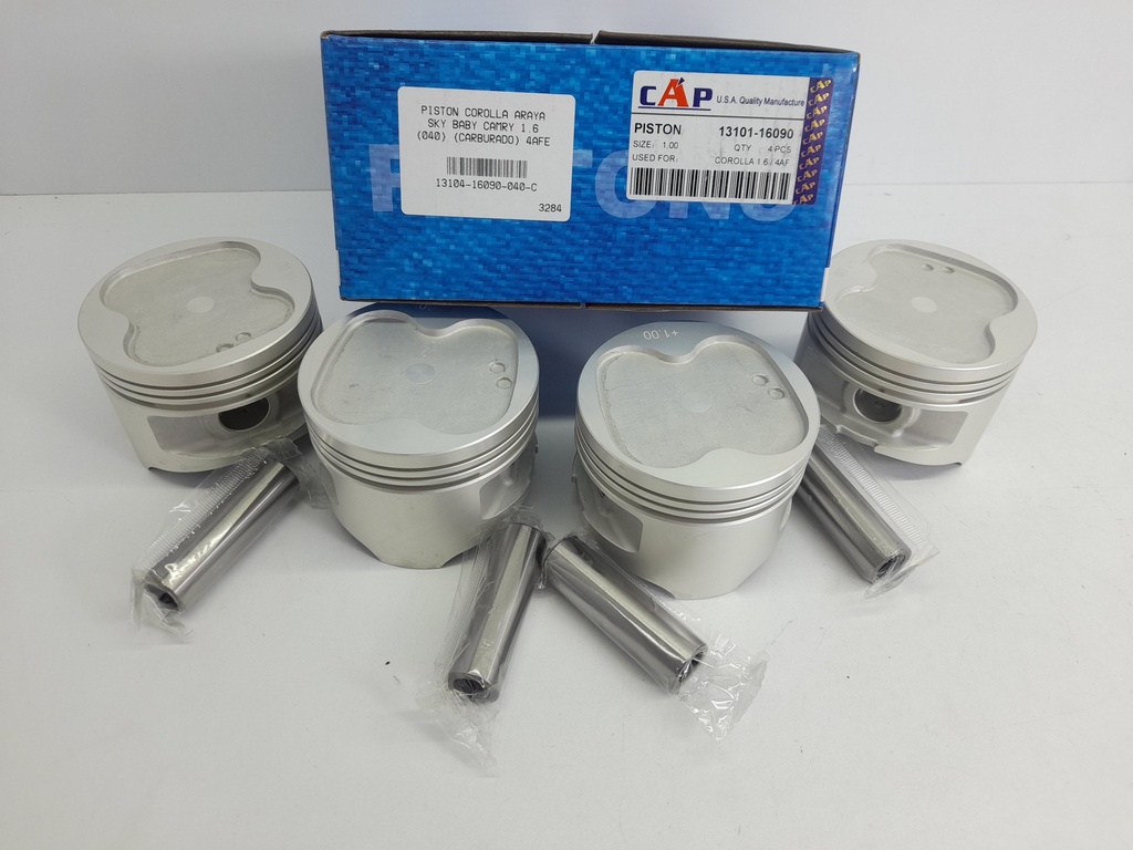 PISTON COROLLA ARAYA SKY BABY CAMRY 1.6 (STD) (CARBURADO) 4AFE (1.5X1.5X3 81MM) - Vista 5