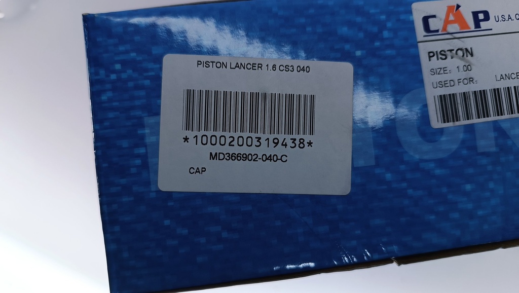 PISTON LANCER 1.6 CS3 040 (1.2X1.2X2.5 76MM) - Vista 4