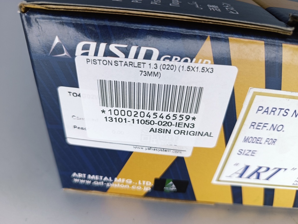 PISTON STARLET 1.3 (030) (1.5X1.5X3 73MM) - Vista 3