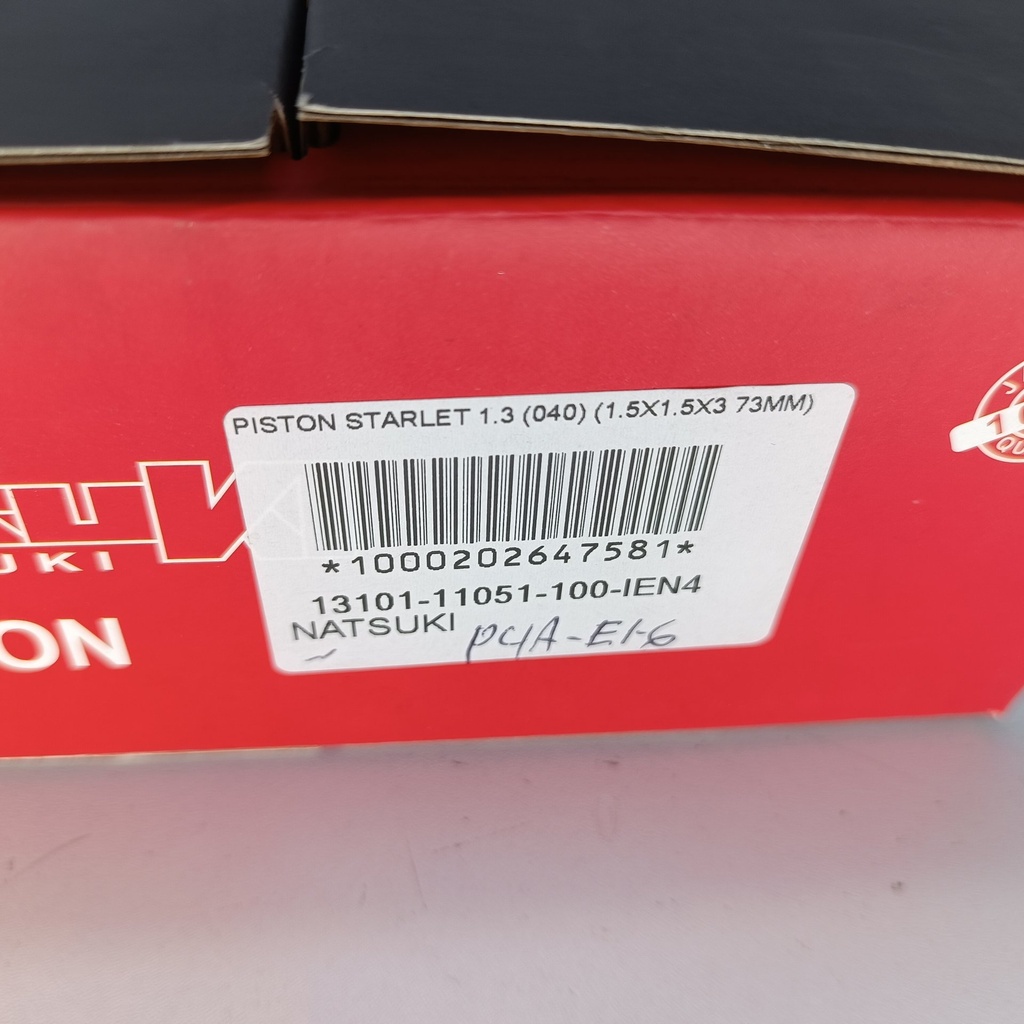 PISTON STARLET 1.3 (040) (1.5X1.5X3 73MM) - Vista 10