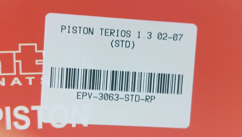 PISTON TERIOS 1.3 02-07 (030) (1.2X1.2X2 72MM) - Vista 6