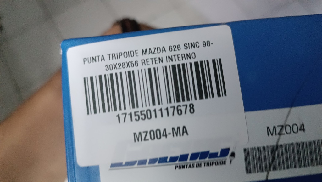 PUNTA TRIPOIDE R/INT SINC 626 1.8 CARENS 97-06 30X28X56 - Vista 8