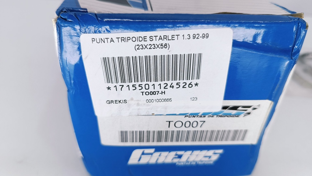 PUNTA TRIPOIDE YARIS SOL AUT S/ABS R/INT C/ABS 99-05 23X24X58 - Vista 8