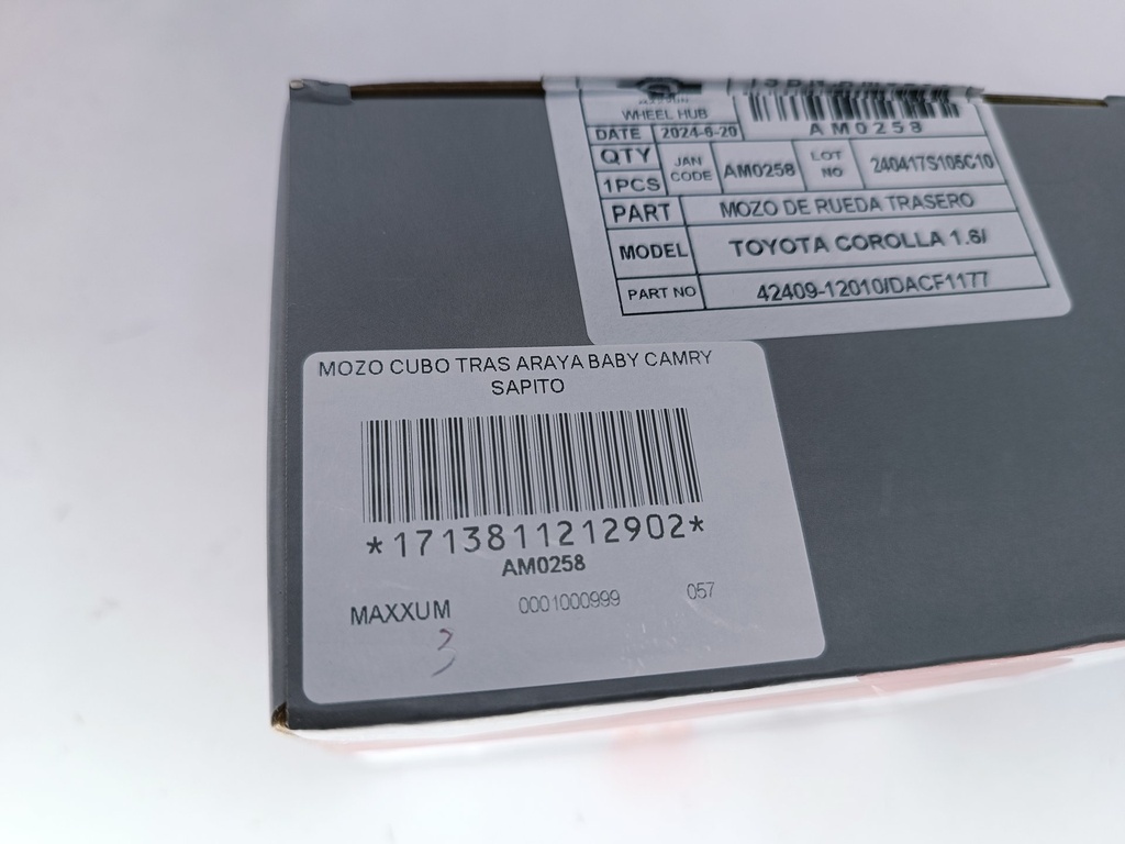 ROLINERA CUBO TRAS COROLLA ARAYA BABY CAMRY SAPITO - Vista 4