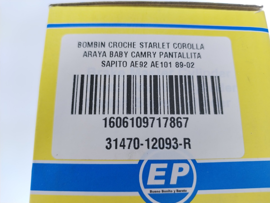 BOMBIN CROCHE STARLET COROLLA ARAYA BABY CAMRY PANTALLITA SAPITO AE92 AE101 89-02 - Vista 6